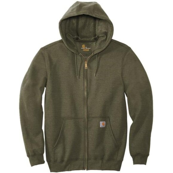 🆕Men's Moss Midweight Hooded Zip Front Sweatshirt Cotton - Casual Activewear - Picture 5 of 7
